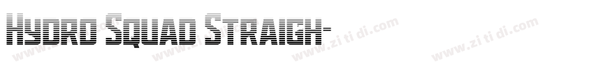 Hydro Squad Straigh字体转换